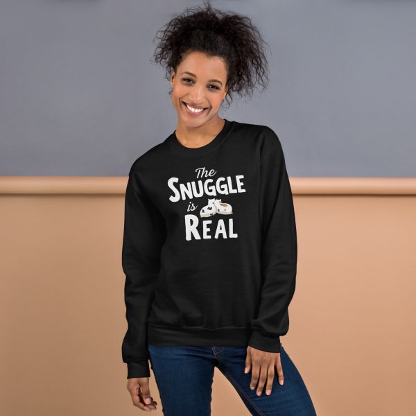 The Snuggle is Real Unisex Sweatshirt - Image 6