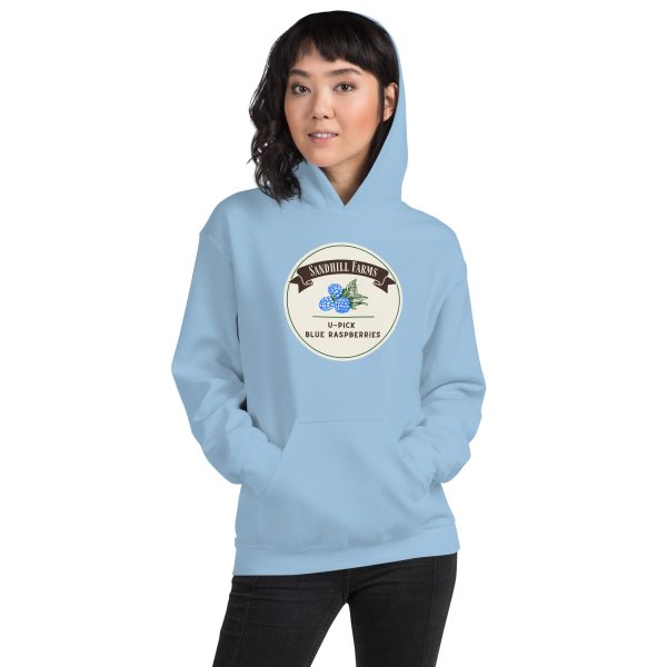 Blue Raspberry Unisex Hoodie - Image 2