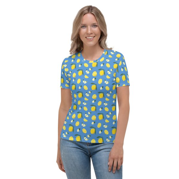 Lemon Print Women's Tee - Image 2